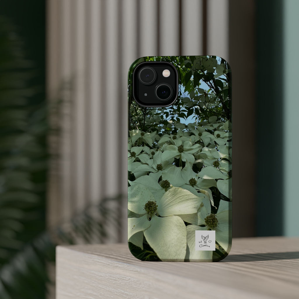 Floral Dogwood Magnetic Impact Phone Case