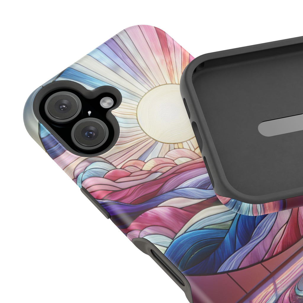 Magnet Tough Cases - Sunrise Stained Glass Design