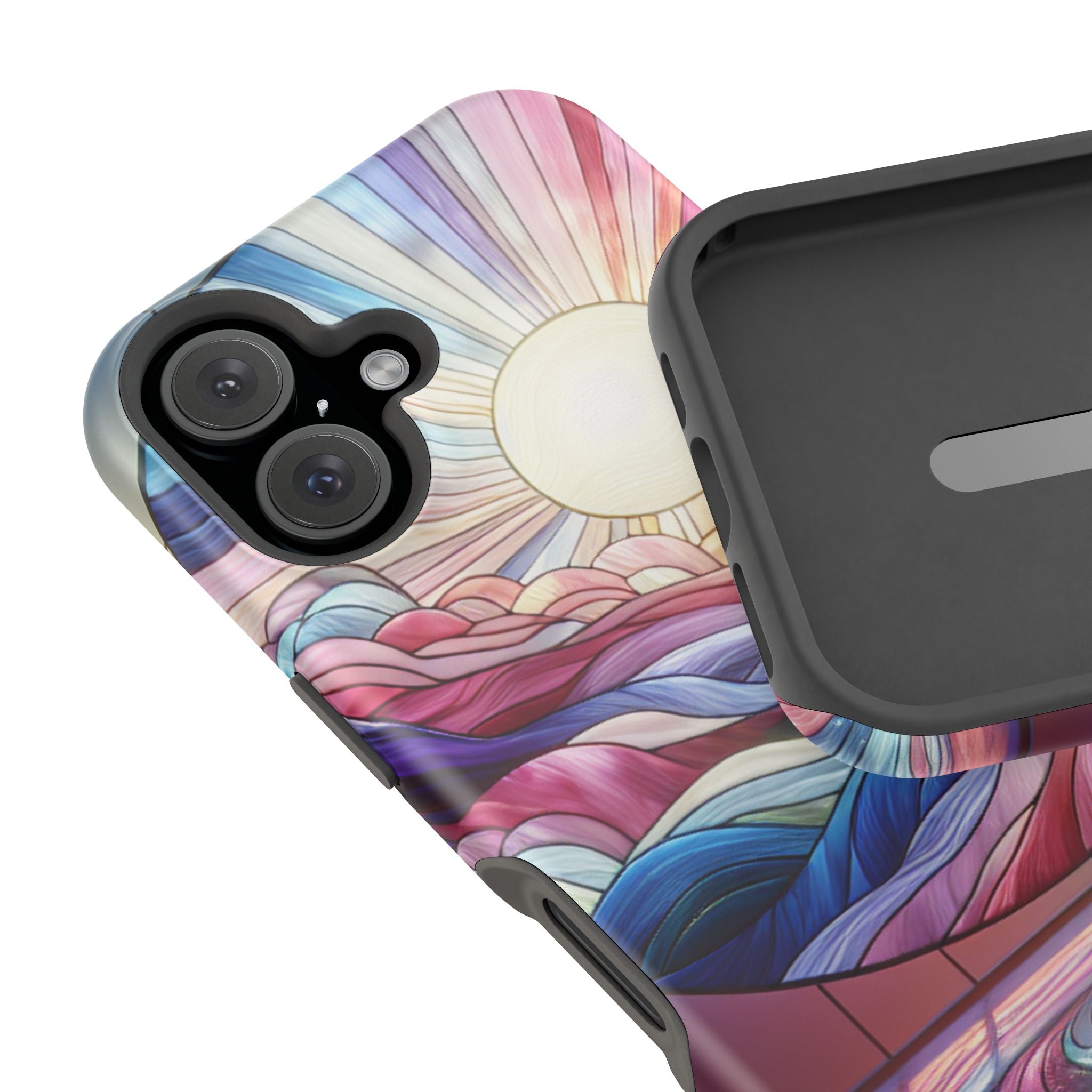Magnet Tough Cases - Sunrise Stained Glass Design