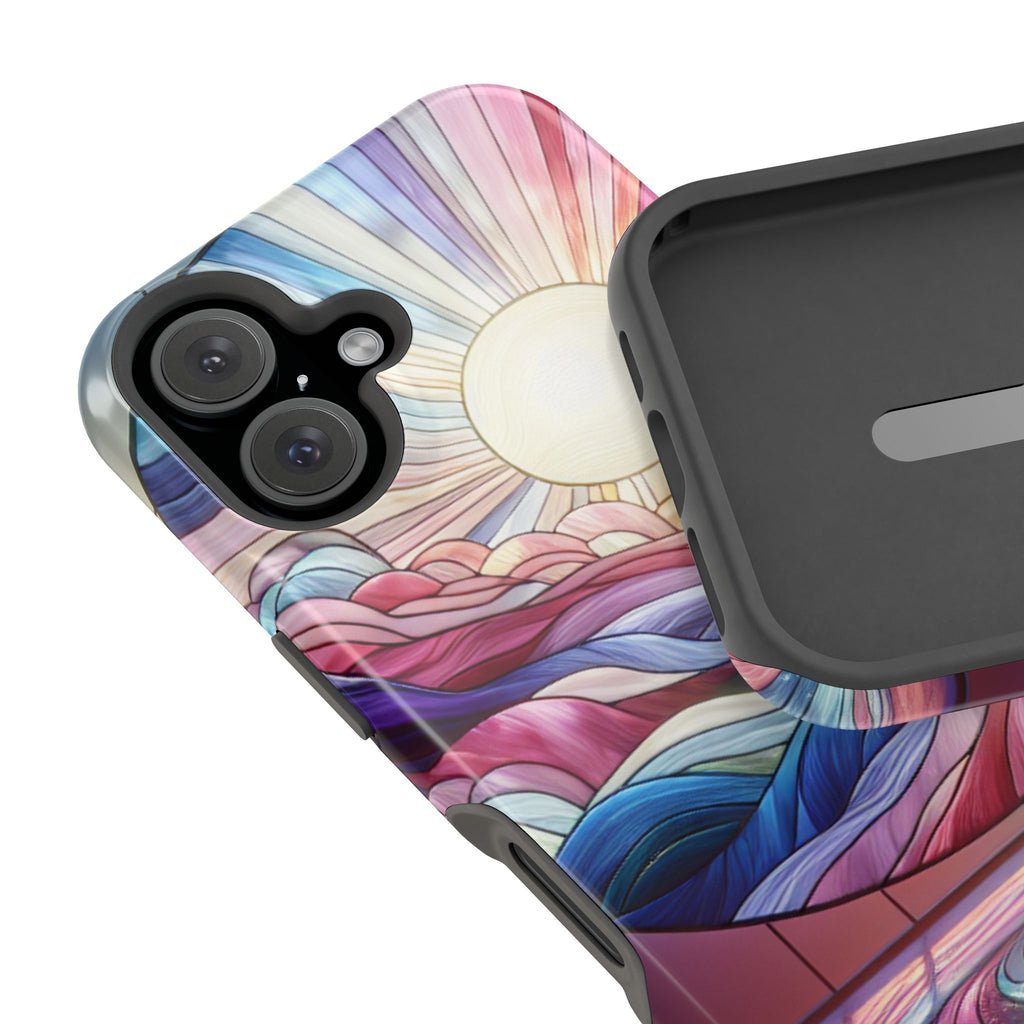 Magnet Tough Cases - Sunrise Stained Glass Design