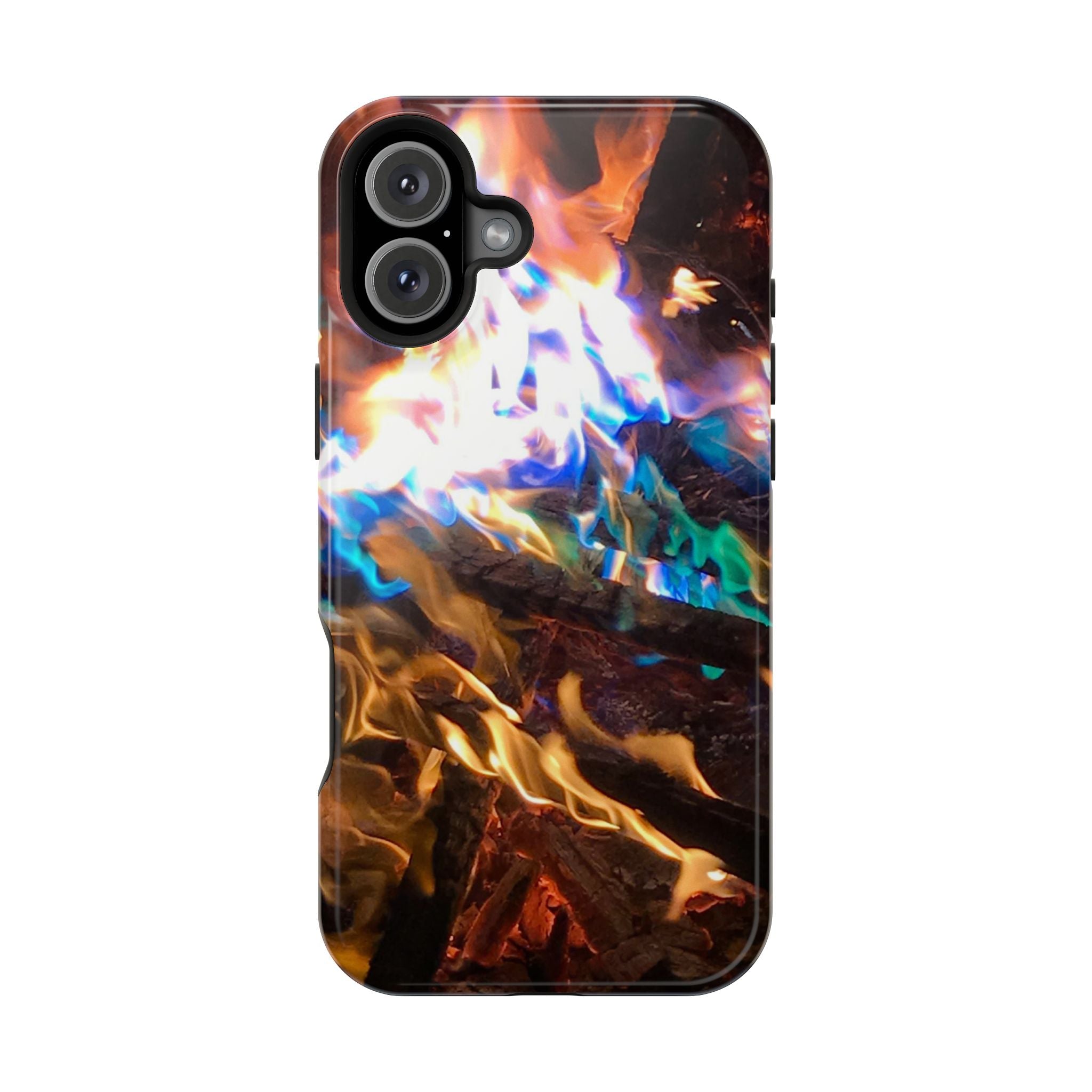 Aurora Flame Phone Case - Magnetic Impact-Resistant iPhone Cover