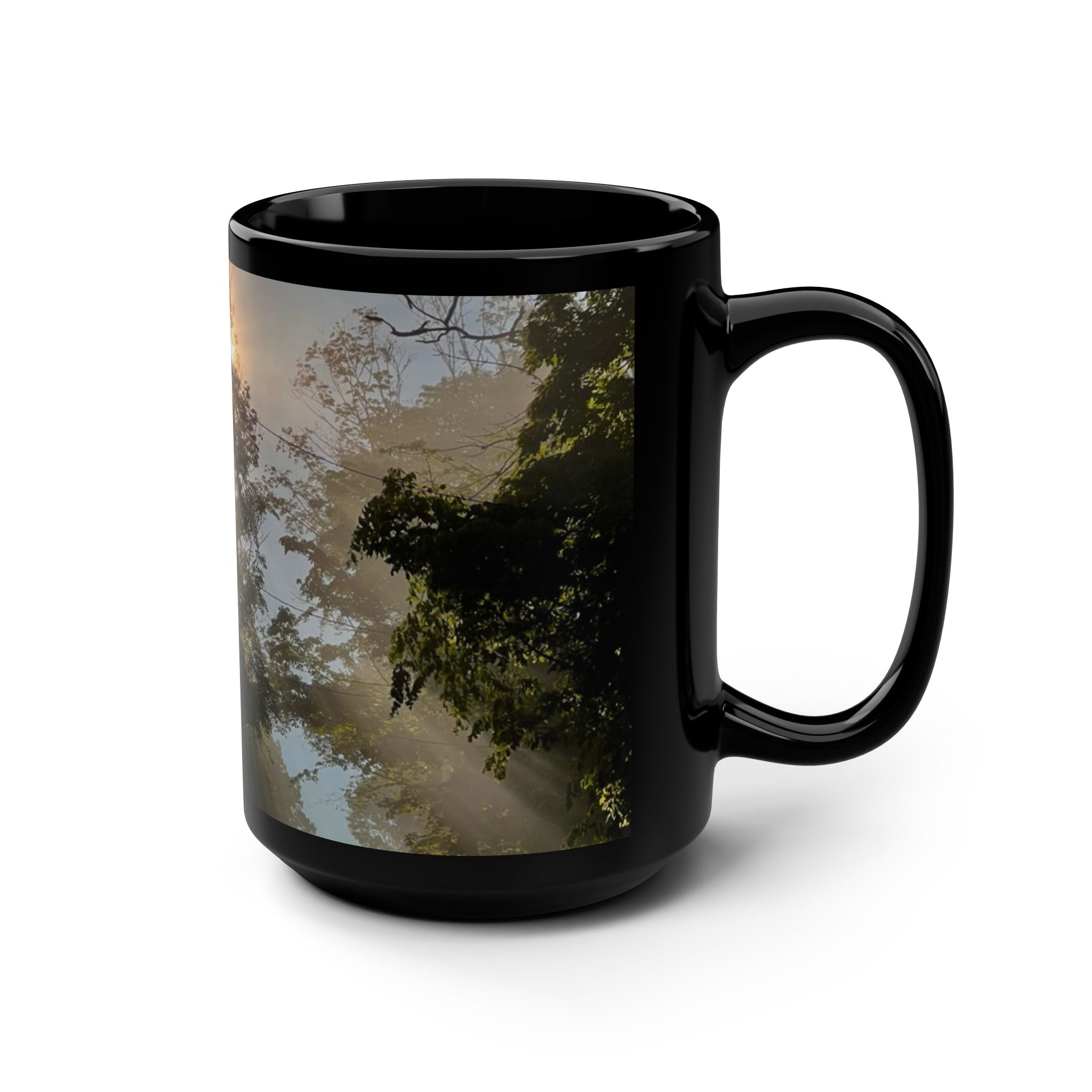 Well-Behaved Woman Rarely Make History - Black Mug, 15oz