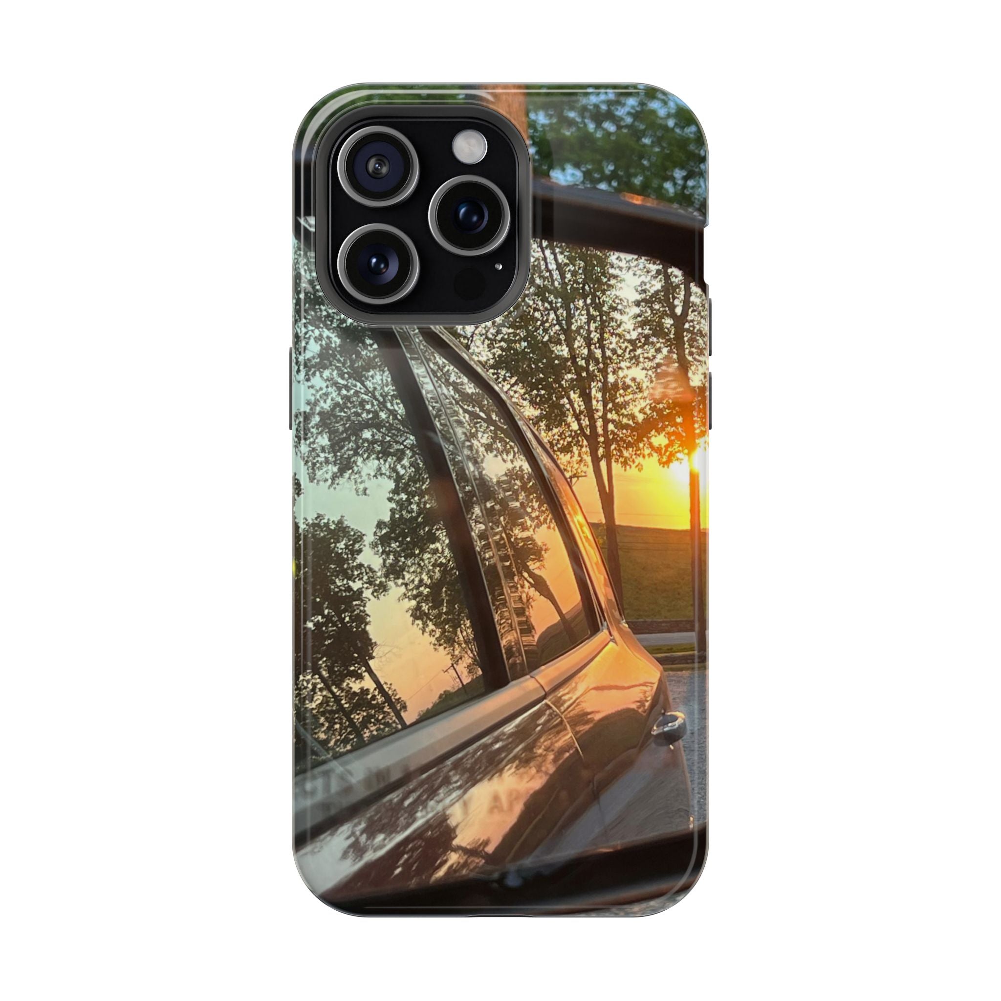 Phone Case — Sunset Reflection Magnetic Impact-Resistant Case